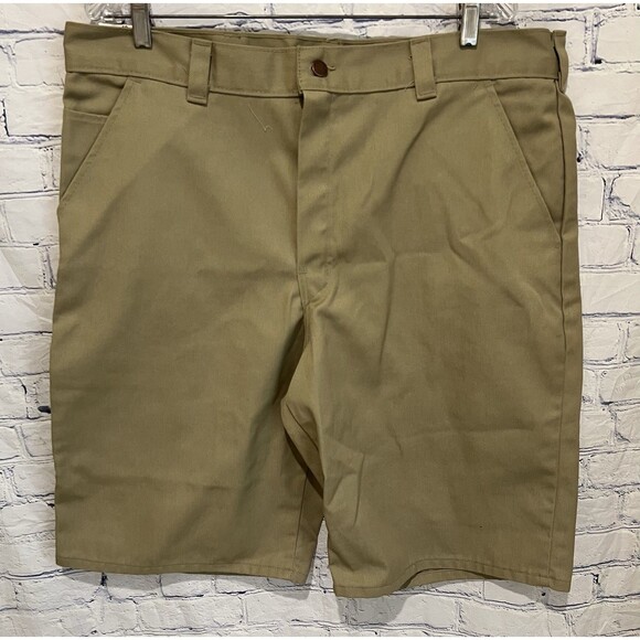 NWT Dickies Loose Fit Multi Pocket Mens Size 40 Work Shorts Tan Khaki Brown - Picture 1 of 7